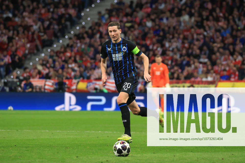 Spain - Atletico de Madrid vs Club Brugge KV - 24 02 2026 SPAIN, MADRID, FEBRUARY 24. Hans Vanaken of Brugge during the UEFA Champions League Knockout Play-off Second Leg football match between Atletico de Madrid and Club Brugge KV at Estadio Riyadh Air Metropolitano on February 24, 2026 in Madrid, Spain. Photo by Manuel Blondeau AOP.Press Madrid Riyadh Air Metropolitano Spain