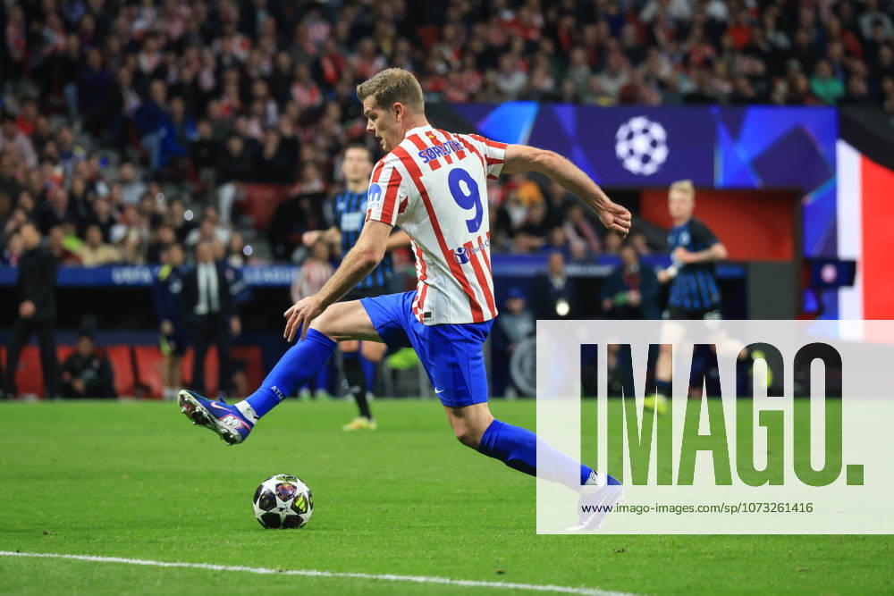 Spain - Atletico de Madrid vs Club Brugge KV - 24 02 2026 SPAIN, MADRID, FEBRUARY 24. Alexander Sorloth of Atletico de Madrid during the UEFA Champions League Knockout Play-off Second Leg football match between Atletico de Madrid and Club Brugge KV at Estadio Riyadh Air Metropolitano on February 24, 2026 in Madrid, Spain. Photo by Manuel Blondeau AOP.Press Madrid Riyadh Air Metropolitano Spain