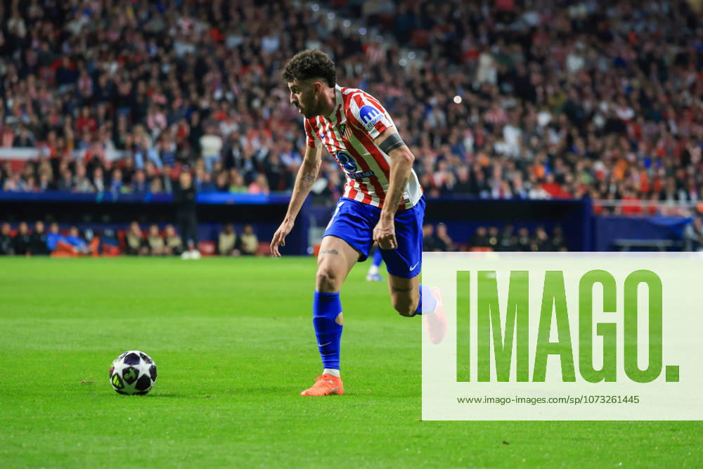 Spain - Atletico de Madrid vs Club Brugge KV - 24 02 2026 SPAIN, MADRID, FEBRUARY 24. Matteo Ruggeri of Atletico de Madrid during the UEFA Champions League Knockout Play-off Second Leg football match between Atletico de Madrid and Club Brugge KV at Estadio Riyadh Air Metropolitano on February 24, 2026 in Madrid, Spain. Photo by Manuel Blondeau AOP.Press Madrid Riyadh Air Metropolitano Spain