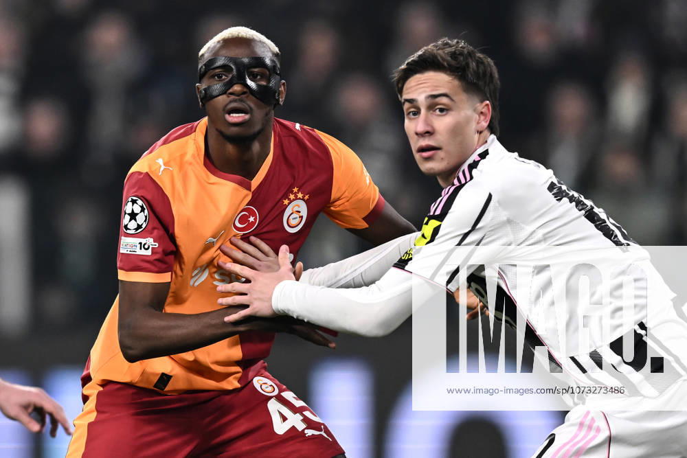Db Torino 25 02 2026 - Champions League Juventus-Galatasaray foto Daniele Buffa Image nella foto: Victor Osimhen-Kenan Yildiz