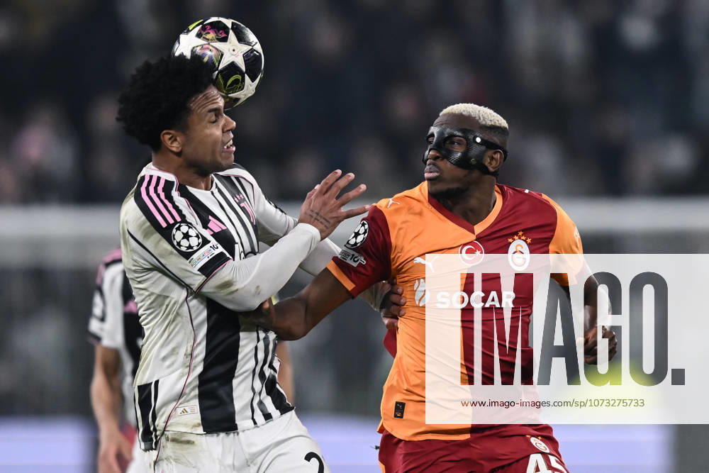 Db Torino 25 02 2026 - Champions League Juventus-Galatasaray foto Daniele Buffa Image nella foto: Weston McKennie-Victor Osimhen
