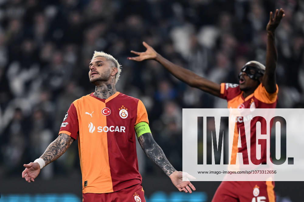 Db Torino 25 02 2026 - Champions League Juventus-Galatasaray foto Daniele Buffa Image nella foto: Mauro Icardi-Victor Osimhen