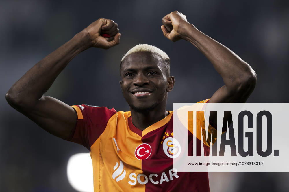 Juventus FC v Galatasaray SK - UEFA Champions League Victor Osimhen of Galatasaray SK celebrates the victory at the end of the UEFA Champions League 2025 26 knockout phase play-off second leg football match between Juventus FC and Galatasaray SK. Turin Italy