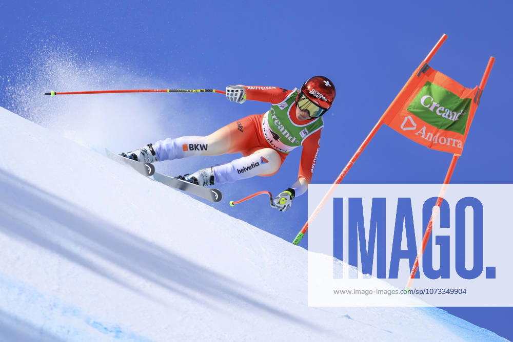ALPINE SKIING - FIS WC Soldeu SOLDEU,ANDORRA,27.FEB.26 - ALPINE SKIING - FIS World Cup, downhill, ladies. Image shows Corinne Suter (SUI). GEPAxpictures xWolfgangxGrebien