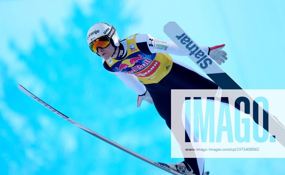 SKI FLYING - FIS WC Kulm Bad Mitterndorf BAD MITTERNDORF,AUSTRIA,28.FEB.26 - NORDIC SKIING, Ski jumping, Skispringen, Ski, nordisch SKI FLYING - FIS World Cup, Kulm, men. Image shows Domen Prevc (SLO). GEPAxpictures xMichaelxRiedler