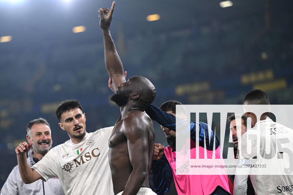 Mg Verona 28 02 2026 - campionato di calcio serie A Hellas Verona-Napoli foto Matteo Gribaudi Image nella foto: esultanza gol Romelu Lukaku