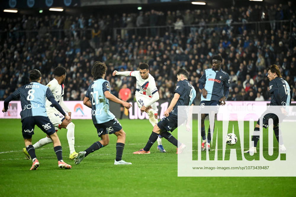 Le Havre Athletic Club v Paris Saint-Germain - Ligue 1 McDonald s 2025 2026 14 Desire DOUE (psg) during the Ligue 1 McDonald s match between Le Havre and Paris at Stade Oceane on February 28, 2026 in Le Havre, France. Le Havre France