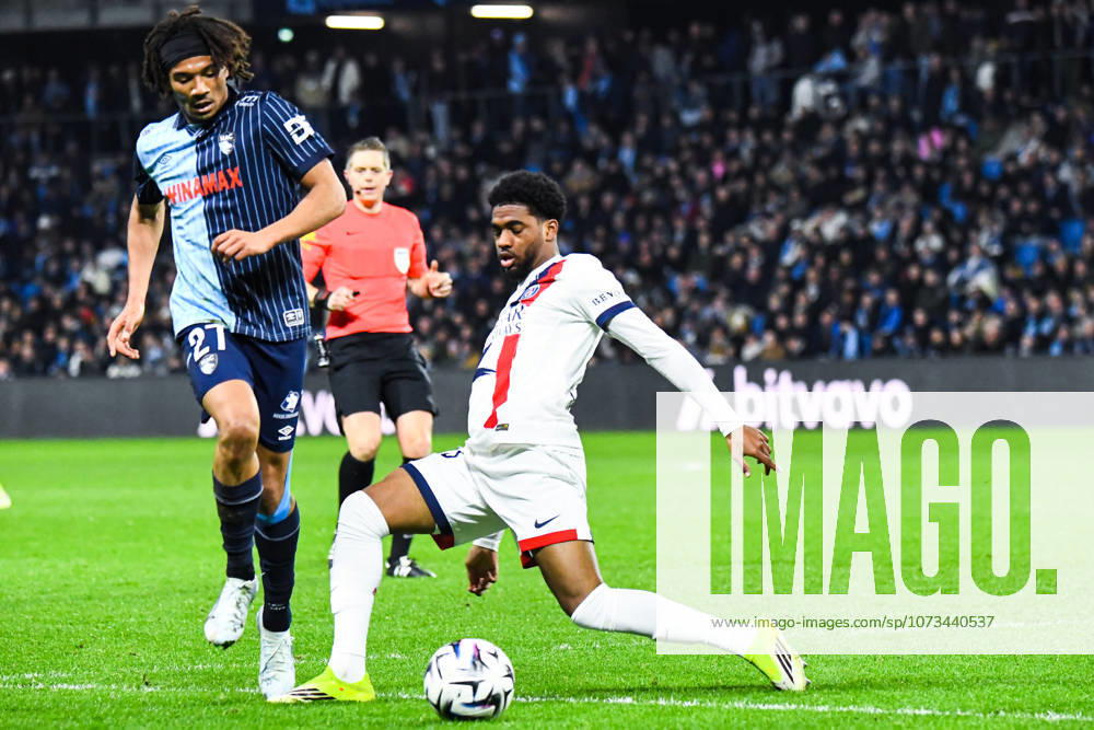 Ibrahim Mbaye (Paris SG) Enzo Koffi (AC Le Havre)