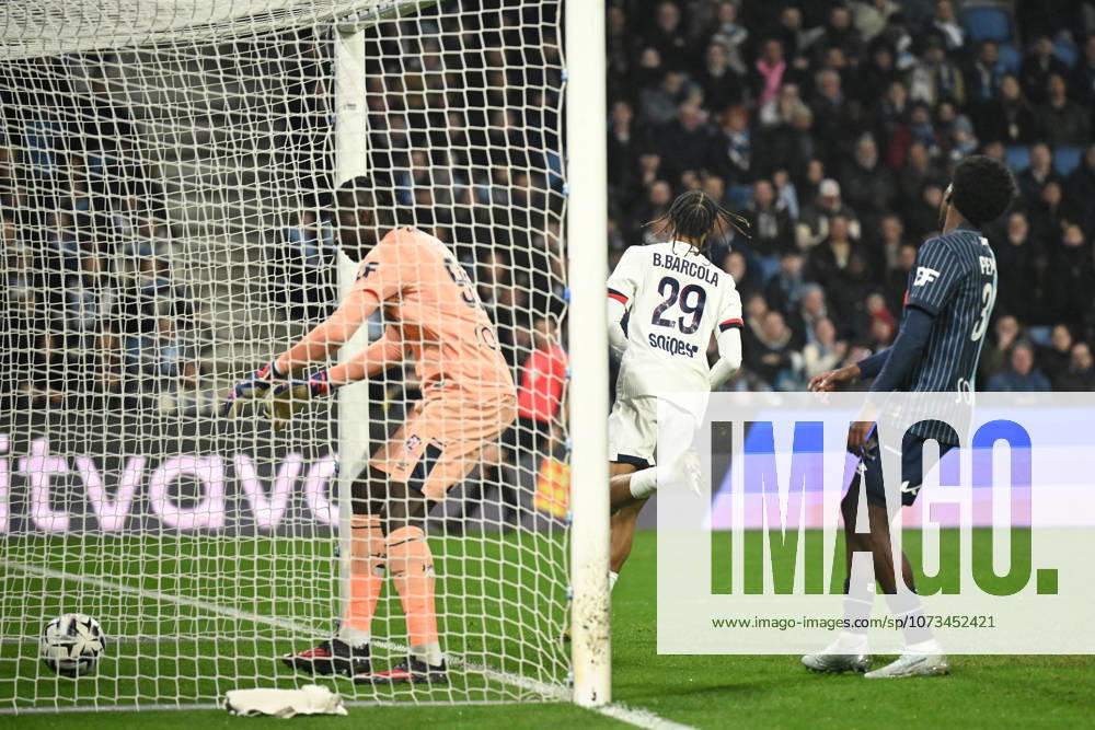 Le Havre Athletic Club v Paris Saint-Germain - Ligue 1 McDonald s 2025 2026 29 Bradley BARCOLA (psg) during the Ligue 1 McDonald s match between Le Havre and Paris at Stade Oceane on February 28, 2026 in Le Havre, France. Le Havre France
