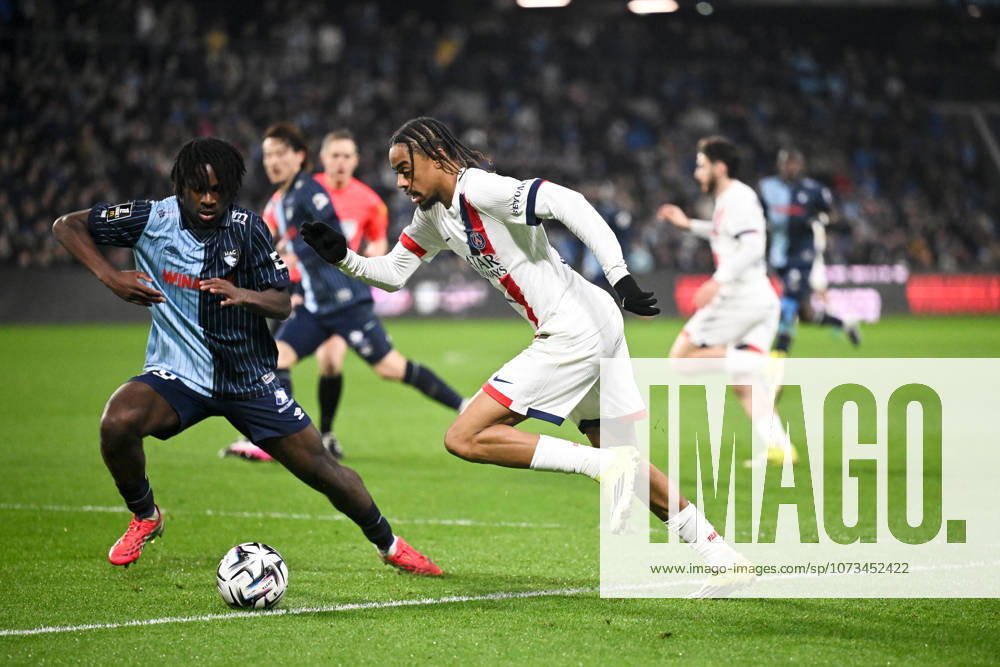 Le Havre Athletic Club v Paris Saint-Germain - Ligue 1 McDonald s 2025 2026 29 Bradley BARCOLA (psg) during the Ligue 1 McDonald s match between Le Havre and Paris at Stade Oceane on February 28, 2026 in Le Havre, France. Le Havre France