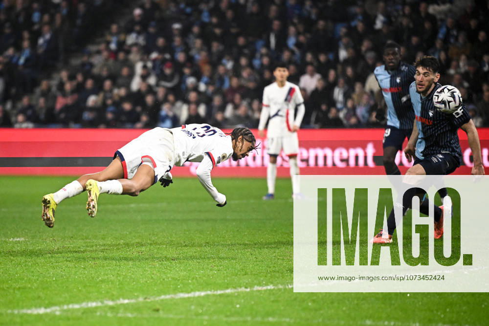 Le Havre Athletic Club v Paris Saint-Germain - Ligue 1 McDonald s 2025 2026 29 Bradley BARCOLA (psg) during the Ligue 1 McDonald s match between Le Havre and Paris at Stade Oceane on February 28, 2026 in Le Havre, France. Le Havre France