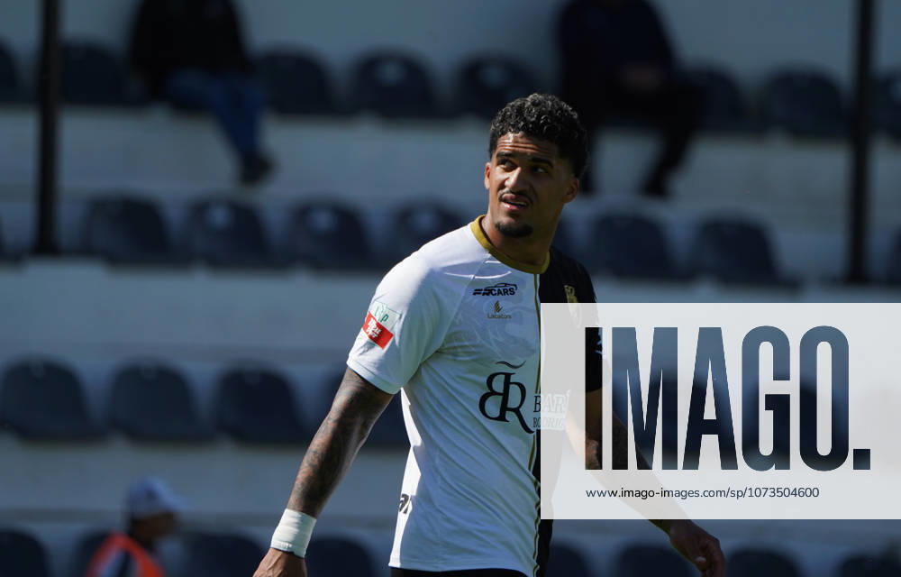 Liga Portugal 2 Meu Super Round 24 football match between SC Farense and Lusitania Lourosa FC, Faro, Portugal Faro, Portugal. 1 st Mar, 2026. Alysson of SC Farense, during the SC Farense 2 - 1 Lusitano Lourosa FC Round 24 match for the football Liga Portugal 2 Meu Super. Nuno Pires Veloso Alamy Live News