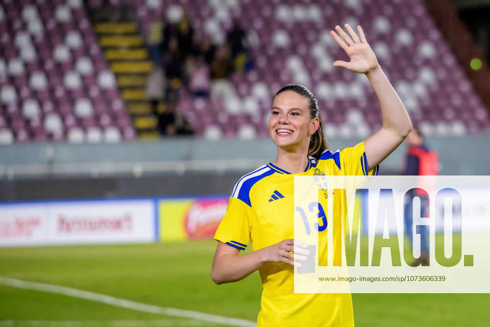 Bella Andersson of Sweden after the Women s FIFA World Cup Qualifier football match between between Italy and Sweden on March 3, 2026 in Reggio Calabria Photo Ludvig Thunman BILDBYRAN code LT LT0780 fotboll football soccer fotball vm kval kval fifa womens world cup qualifier qualifier italien italy sverige sweden dam bbeng