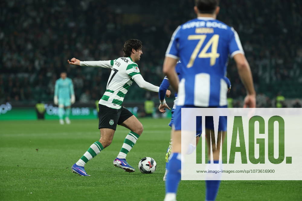Francisco Trincao (Sporting CP) in action during the match between Sporting CP and FC Porto , valid for Taca de Portugal Generali Tranquilidade 2025 26 Semi Finals at Estadio Jose Alvalade on 3 March 2026. Lisbon Estadio Jose Alvalade Lisbon Portugal