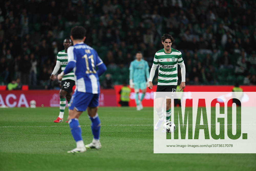 Francisco Trincao (Sporting CP) in action during the match between Sporting CP and FC Porto , valid for Taca de Portugal Generali Tranquilidade 2025 26 Semi Finals at Estadio Jose Alvalade on 3 March 2026. Lisbon Estadio Jose Alvalade Lisbon Portugal