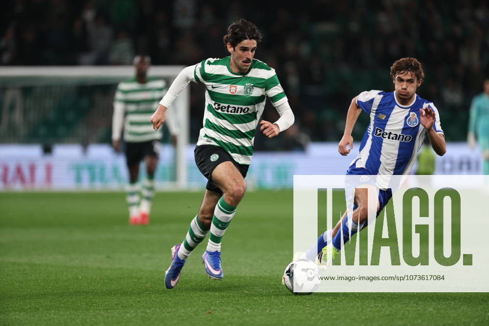 Francisco Trincao (Sporting CP) in action during the match between Sporting CP and FC Porto , valid for Taca de Portugal Generali Tranquilidade 2025 26 Semi Finals at Estadio Jose Alvalade on 3 March 2026. Lisbon Estadio Jose Alvalade Lisbon Portugal