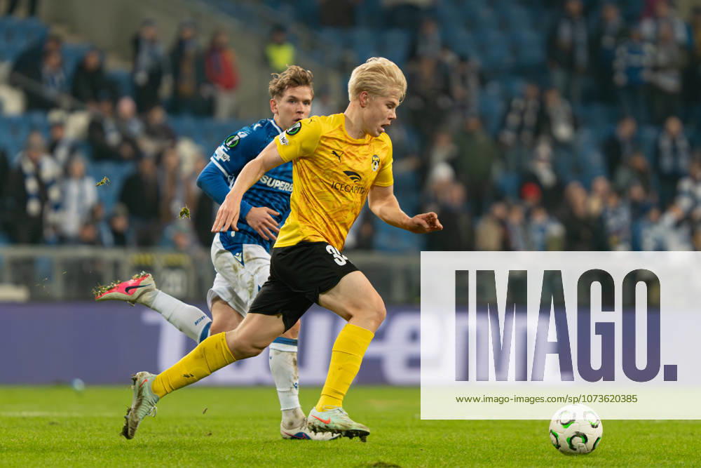 Otto Rouppi seen during UEFA Conference League knock out play off game between teams of Lech Poznan and Kups Kuopion Palloseura (Kazimierz Koper Ball Raw Images) Poznan Stadion Miejski w Poznaniu Poland
