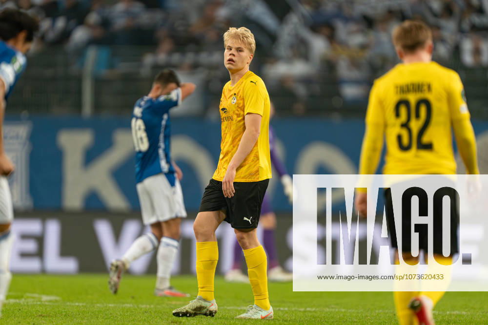Otto Ruoppi seen during UEFA Conference League knock out play off game between teams of Lech Poznan and Kups Kuopion Palloseura (Kazimierz Koper Ball Raw Images) Poznan Stadion Miejski w Poznaniu Poland