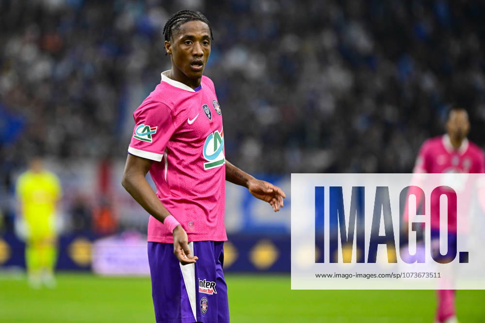 Pape Demba Diop (Toulouse FC) - Coupe de France match between Olympique de Marseille and Toulouse Football Club on Mars 4, 2026 at the Orange Velodrome Stadium in Marseille.