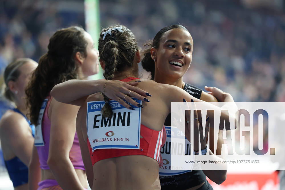 Elisa Maria DI LAZZARO (ITA), 60m Hurdles Women and Milica EMINI (SRB), 60m Hurdles Women, during the ISTAF Indoor Berlin at Uber Arena Berlin, March 6, 2026 in Berlin, Germany. Berlin Germany