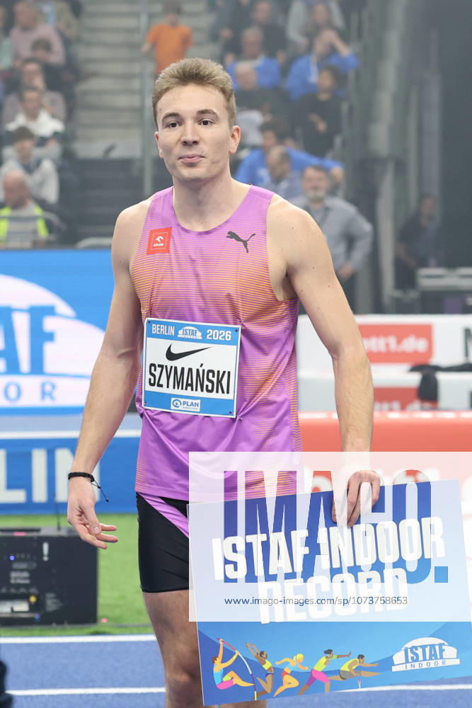 Jakub SZYMAŃSKI (POL), 60m Hurdles Men, during the ISTAF Indoor Berlin at Uber Arena Berlin, March 6, 2026 in Berlin, Germany. Berlin Germany