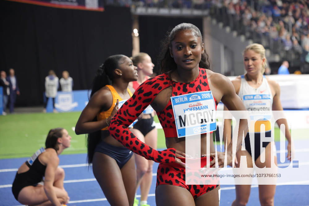 Maia MCCOY (USA), 60m Women, during the ISTAF Indoor Berlin at Uber Arena Berlin, March 6, 2026 in Berlin, Germany. Berlin Germany