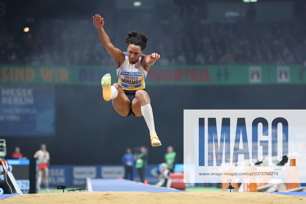 Malaika MIHAMBO (GER), Long Jump Women, during the ISTAF Indoor Berlin at Uber Arena Berlin, March 6, 2026 in Berlin, Germany. Berlin Germany