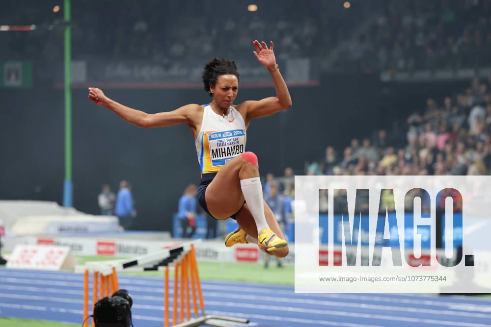 Malaika MIHAMBO (GER), Long Jump Women, during the ISTAF Indoor Berlin at Uber Arena Berlin, March 6, 2026 in Berlin, Germany. Berlin Germany