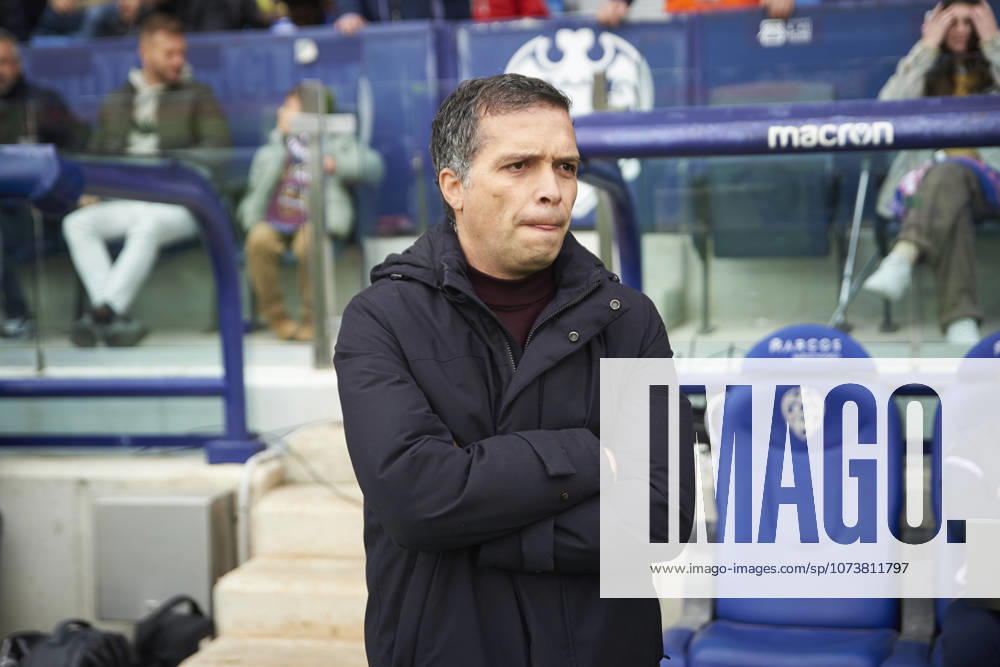Head coach Luis Castro Levante UD during the LaLiga EA Sports match between Levante UD and Girona FC at Ciudad de Valencia on March 7, 2026 in Valencia, Spain Photo by Maria Jose Segovia DeFodi Images