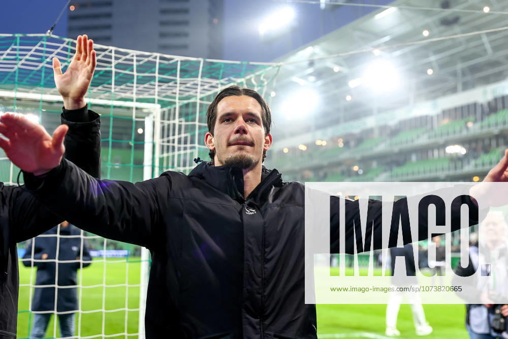2026-03-07 FC Groningen v Ajax - Dutch Eredivisie GRONINGEN, NETHERLANDS - MARCH 7: Oskar Zawada of FC Groningen celebrate the win during the Dutch Eredivisie match between FC Groningen and Ajax at Stadion Euroborg on March 7, 2026 in Groningen, Netherlands. Groningen Stadion Euroborg Netherlands Content not available for redistribution in The Netherlands directly or indirectly through any third parties.