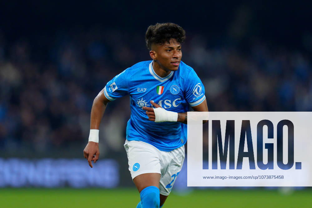 SSC Napoli v Torino FC - Serie A Enilive Alisson Santos of SSC Napoli celebrates after scoring first goal during the serie Serie A Enilive match between SSC Napoli and Torino FC at Stadio Diego Armando Maradona on March 6, 2026 in Naples, Italy Naples Stadio Diego Armando Maradona Naples Italy