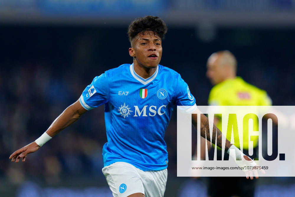 SSC Napoli v Torino FC - Serie A Enilive Alisson Santos of SSC Napoli celebrates after scoring first goal during the serie Serie A Enilive match between SSC Napoli and Torino FC at Stadio Diego Armando Maradona on March 6, 2026 in Naples, Italy Naples Stadio Diego Armando Maradona Naples Italy