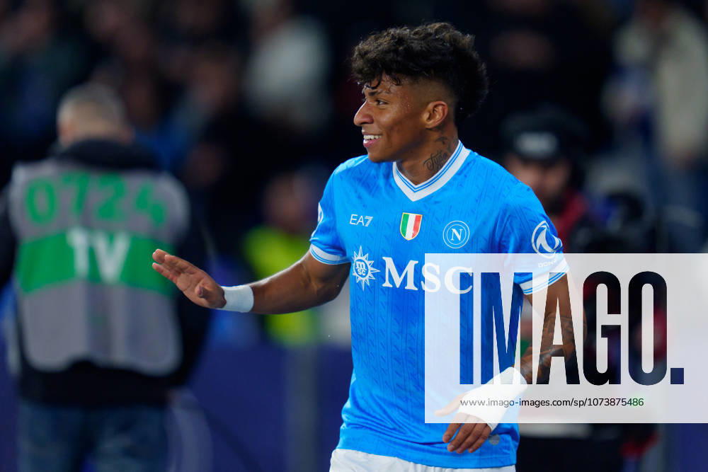 SSC Napoli v Torino FC - Serie A Enilive Alisson Santos of SSC Napoli celebrates after scoring first goal during the serie Serie A Enilive match between SSC Napoli and Torino FC at Stadio Diego Armando Maradona on March 6, 2026 in Naples, Italy Naples Stadio Diego Armando Maradona Naples Italy