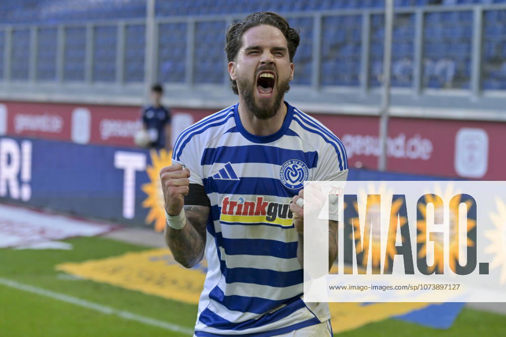 Lex Tyger Lobinger Duisburg 45 cheers after scoring 1 0 08 03 2026 ¢ Football ¢ MSV Duisburg vs 1 FC Saarbrueken, Schauinsland Reisen Arena, Duisburg, DFB DFL REGULATIONS PROHIBIT ANY USE OF PHOTOGRAPHS AS IMAGE SEQUENCES AND OR QUASI VIDEO