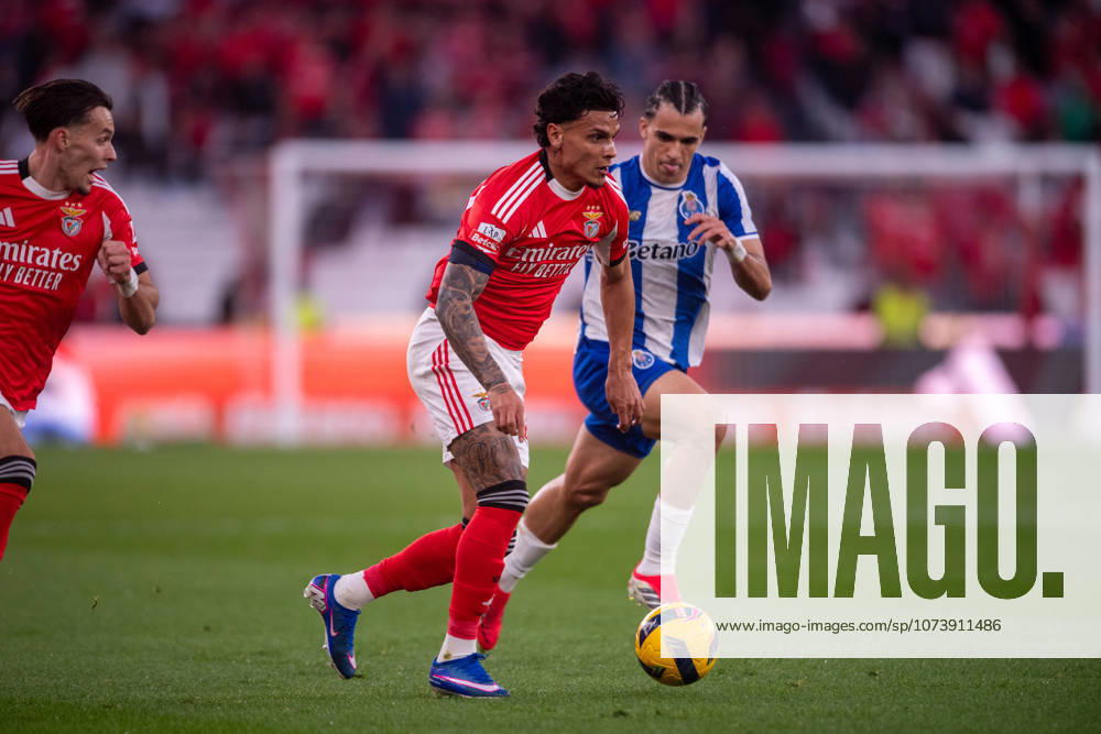 LISBOA, PORTUGAL - MARCH 08: RICHARD RIOS from SL Benfica is seen on action during the Liga Portugal Betclic 2025 26 League match between SL Benfica and FC Porto, at Estadio do Lisboa e Benfica on March 08, 2026 in Lisboa, Portugal Lisboa Portugal - ZUMAl192 20260308_zsp_l192_042