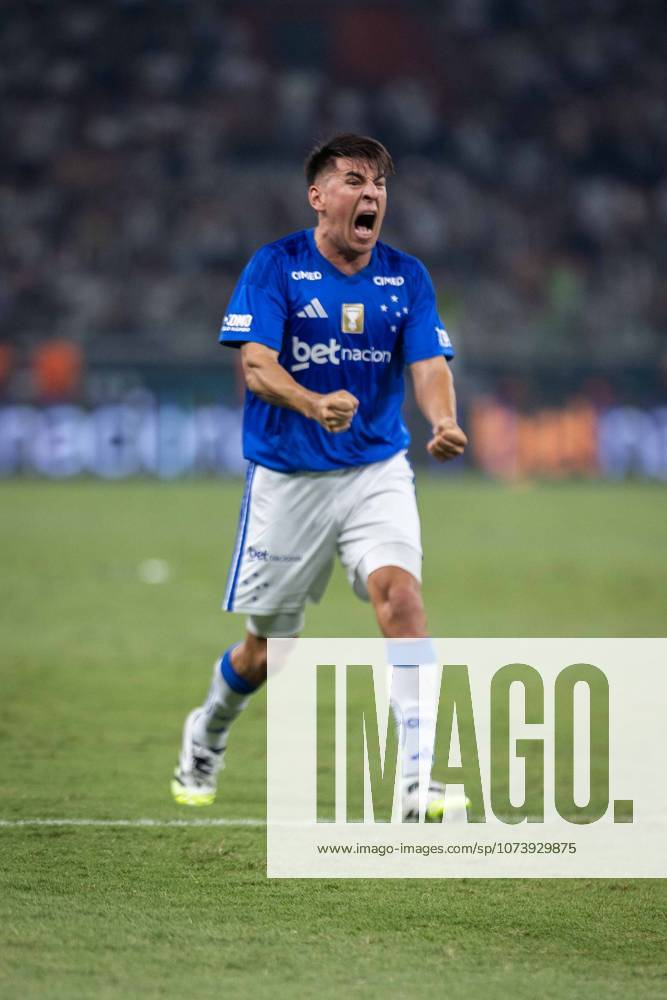 BELO HORIZONTE (MG), 08 03 2026 Futebol Campeonato Mineiro 2026 Villalba comemora titulo na partida entre Cruzeiro x Atletico, valida pela final do Campeonato Mineiro 2026, realizada no Mineirao neste domingo (08). Minas Gerais Brasil