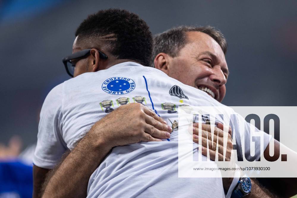 BELO HORIZONTE (MG), 08 03 2026 Futebol Campeonato Mineiro 2026 Pedrinho comemora titulo na partida entre Cruzeiro x Atletico, valida pela final do Campeonato Mineiro 2026, realizada no Mineirao neste domingo (08). Minas Gerais Brasil