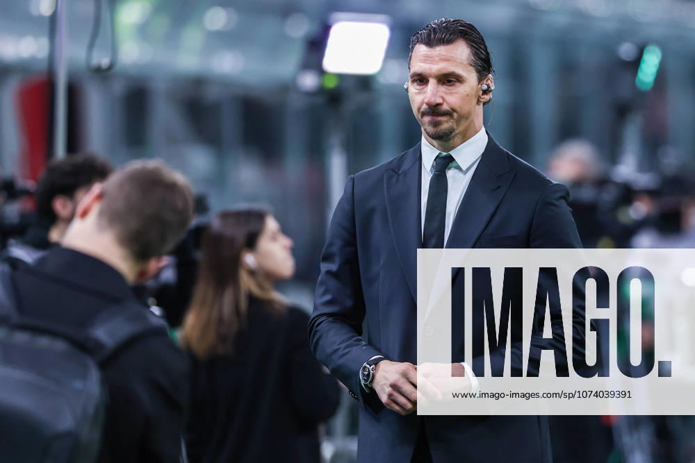 AC Milan vs FC Internazionale, Serie A football, Milano, Italy Zlatan Ibrahimovic AC Milan Senior Advisor to Ownership looks on during Serie A 2025 26 football match between AC Milan and FC Internazionale at San Siro Stadium in Milan Italy, Milan, Milan, San Siro Stadium