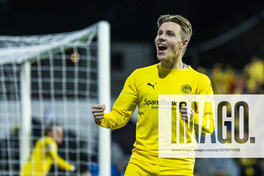 Football, Champions League 2025 2026 Bodo Glimt Sporting Bodo, Norway 20260311 Bodo Glimts Jens Petter Hauge celebrates after the 3 0 goal during the Champions League football match between Bodo Glimt and Sporting at Aspmyra Stadium Photo Fredrik Varfjell NTB Bodo Norway RESTRICTED USE FOR BETTING COMPANIES