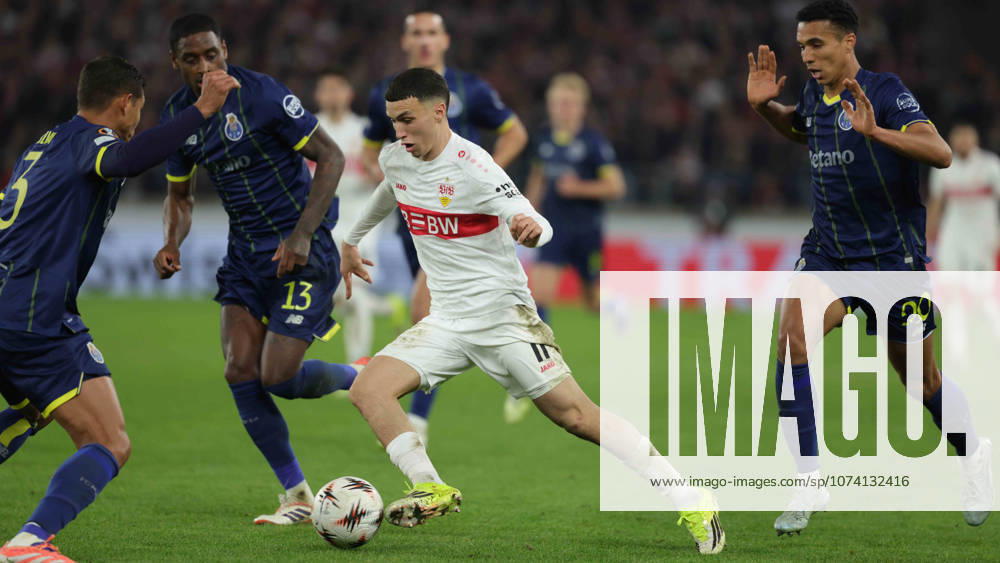 Stuttgart, Football UEFA Europa League, Season 2025 2026, VfB Stuttgart vs FC Porto, Bilai El Khannouss VfB