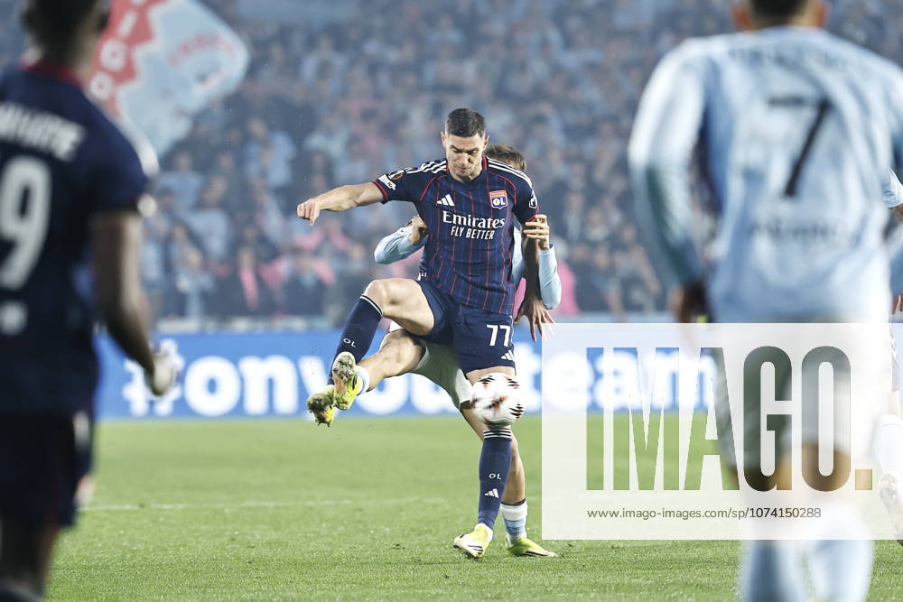 Roman Yremchuk (Lyon), MARCH 12, 2026 - Football Soccer : UEFA Europa League Round of 16 1st leg match between RC Celta de Vigo - Olympique Lyonnais at the Estadio Balaidos in Vigo, Spain. Noxthirdxpartyxsales aflo_323270191
