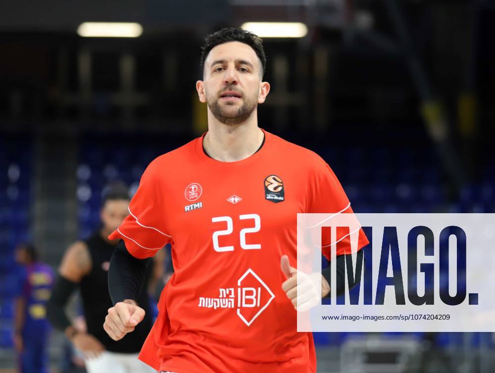 Barcelona Spain 13.03.2026 Vasilije Micic (Hapoel Ibi Tel Aviv) looks during the Basketball Euroleague match between FC Barcelona, Barca and Hapoel Ibi Tel Aviv at Palau Blaugrana on13 March 2026 in Barcelona. Basketball Euroleague: FC Barcelona 75-80 Hapoel Ibi Tel Aviv - ZUMAu50_ 20260313_zsp_u50_015