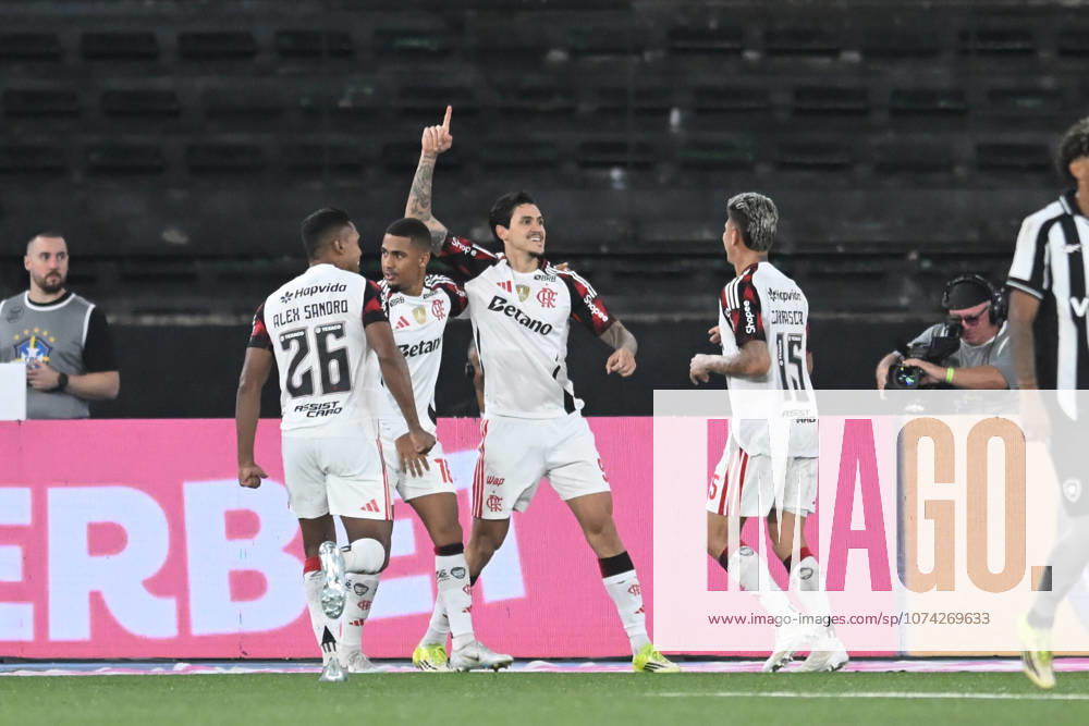 Botafogo x Flamengo RIO DE JANEIRO, RJ - 14.03.2026: BOTAFOGO X FLAMENGO - Botafogo and Flamengo play a match valid for the 6th round of the Brazilian Championship Série A, at the Nilton Santos Stadium, on Saturday night (14), in Rio de Janeiro. Pedro celebrates a goal. (Photo: Celso Pupo Fotoarena) x2904412x CelsoxPupo