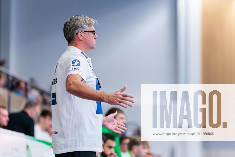 Runar Sigtryggsson HSG Wetzlar, Coach GER, GWD Minden vs HSG Wetzlar, Handball, 1 Bundesliga, 25 Matchday, Season 2025 2026, 14 03 2026 GER, GWD Minden vs HSG Wetzlar, Handball, 1 Bundesliga, 25 Matchday, Season 2025 2026, 14 03 2026 Minden
