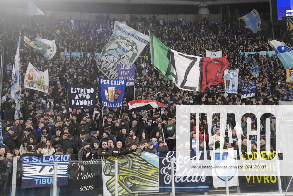 Lazio supporter during the Serie A Enilive soccer match between SS Lazio and AC Milan at the Rome s Olympic stadium, Italy - Sunday, March 15, 2026. - Soccer.