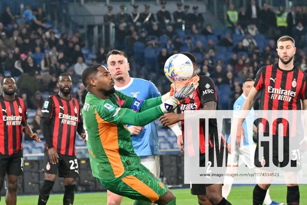 Foto IPP Felice De Martino Roma 15 03 2026 Calcio Campionato serie A 2025-2026 Lazio - Milan Nella foto: Mike Maignan Italy Photo Press World Copyright Roma italy Italia ITALY