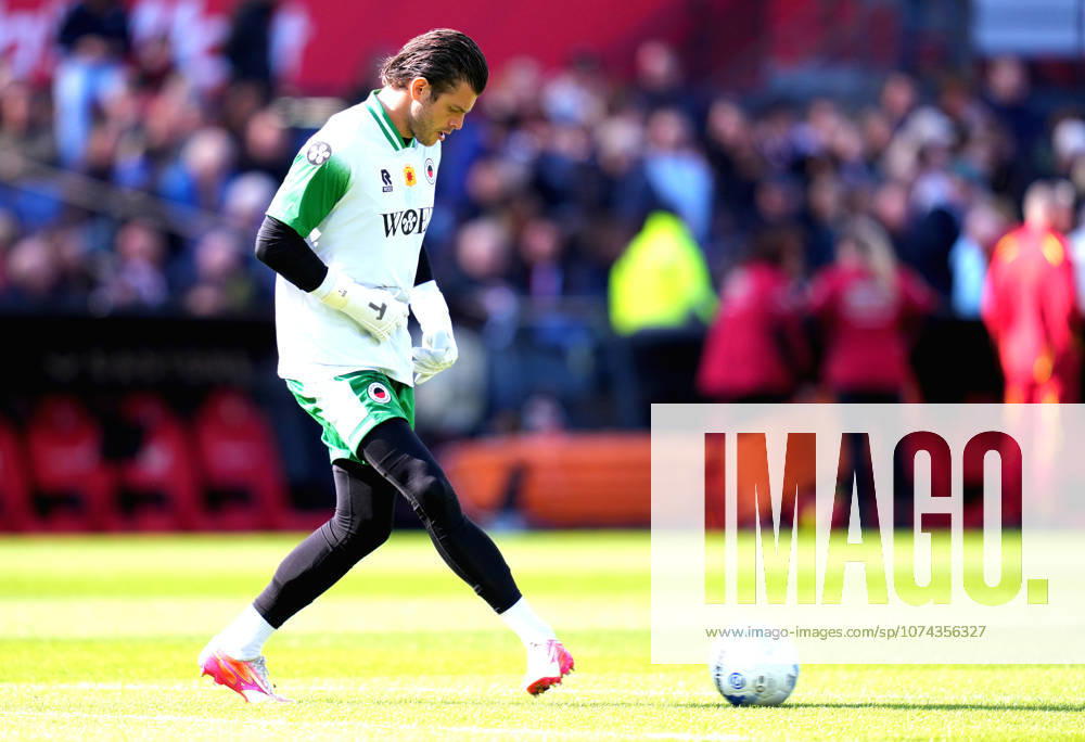 Eredivisie: Feyenoord Rotterdam v Excelsior Rotterdam Rotterdam - Goalkeeper Stijn van Gassel of Excelsior Rotterdam during the 2025 2026 Eredivisie season. The match is set between Feyenoord v Excelsior Rotterdam Eredivisie 2025-2026D at De Kuip on 15 March 2026 in Rotterdam, The Netherlands. (VK Sportphoto Danny de Groot)