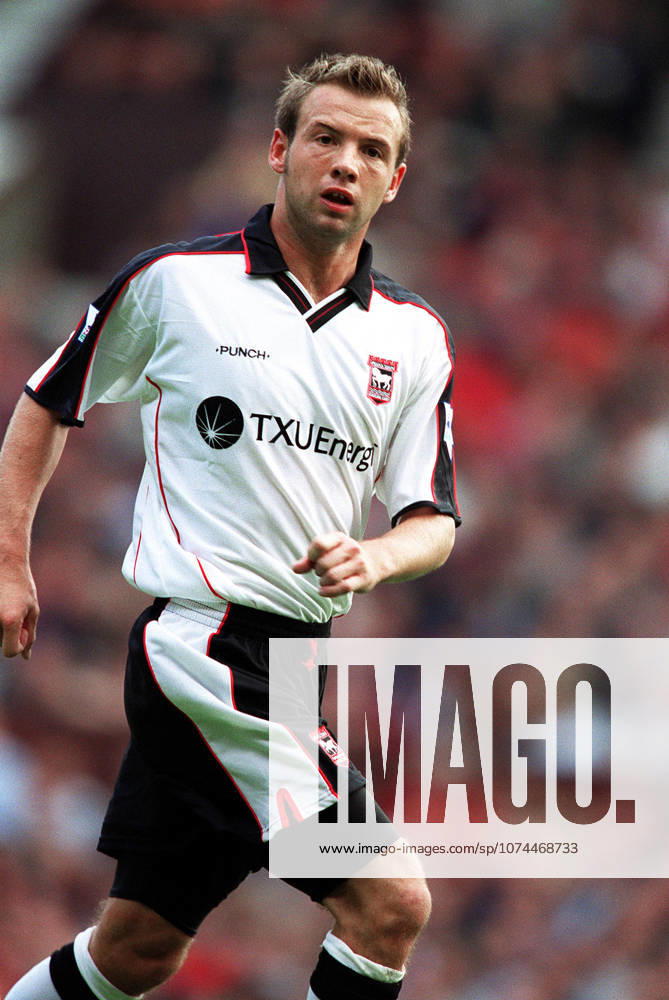 Manchester United, ManU v Ipswich Town, Premier League Marcus Stewart of Ipswich Town running during the Premier League match between Manchester United and Ipswich Town at Old Trafford on September 22, 2001 in Manchester, England . Manchester Old Trafford England United Kingdom