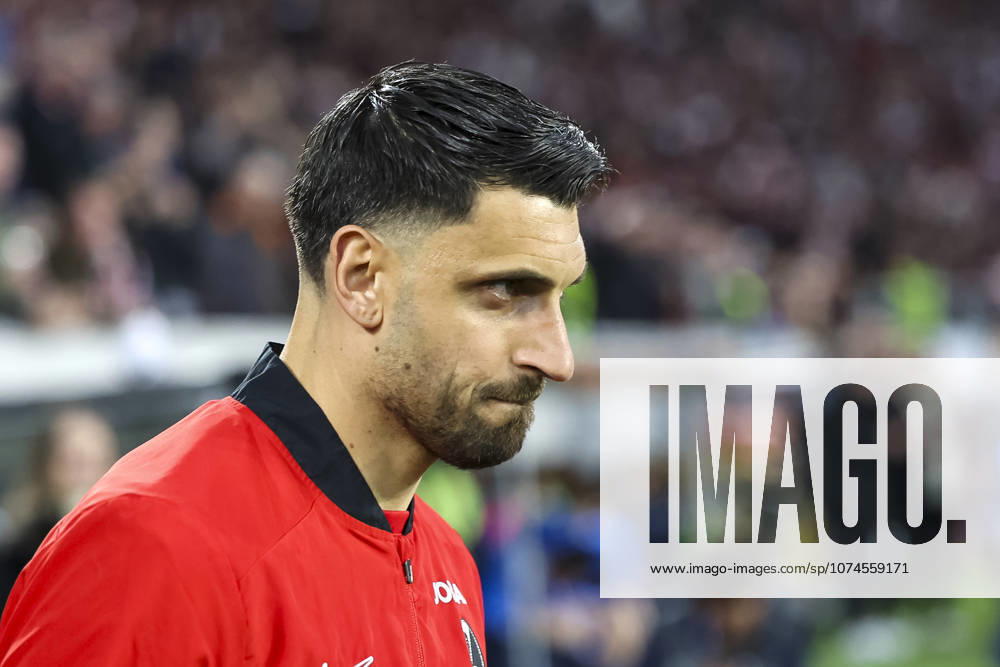 Vincenzo Grifo SC Freiburg, 32 before kick-off , Germany, Football, UEFA Europa League, Round of 16, 2025 2026, SC Freiburg vs KRC Genk, 19 03 2026, Freiburg im Breisgau Europa Park Stadion Germany