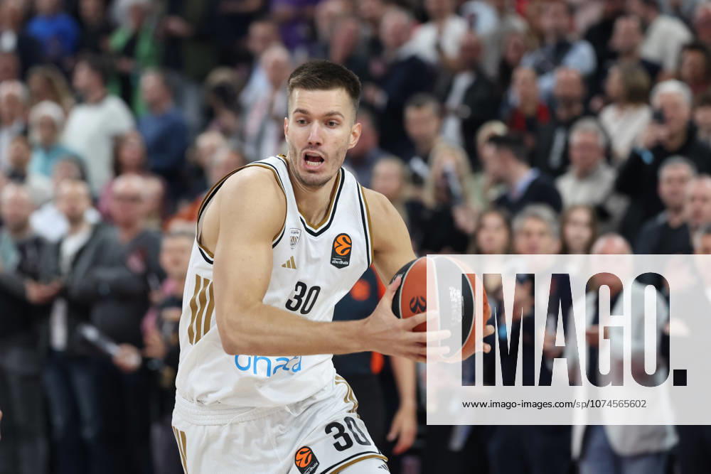 Filip Petrusev Dubai Basketball, 30 , GER, FC Bayern Basketball vs Dubai Basketball, Basketball, Euroleague, Matchday 32, Season 2025 2026, 19 03 2026, GER, FC Bayern Basketball vs Dubai Basketball, Basketball, Euroleague, Matchday 32, Season 2025 2026, 19 03 2026 Munich